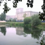 Вид с Лефортова на главное здание МВТУ