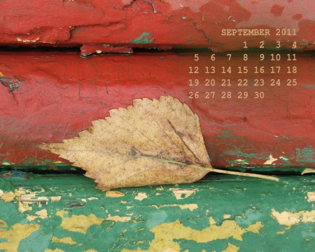 сентябрь 2011 календарь на рабочий стол
