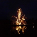 Вдохновенный фонтан огня